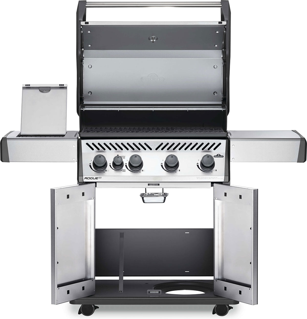 Four-Burner Propane Gas Barbecue with Infrared Side Burner 57,000 BTU - Stainless - image 4