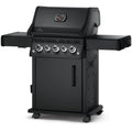 Four-Burner Propane Gas Barbecue with Infrared Side Burner - Matte Black - image 1