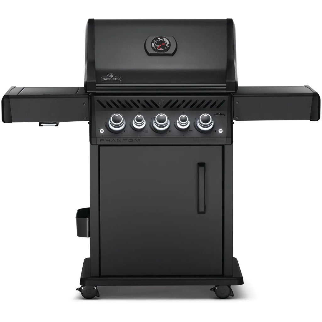 Four-Burner Propane Gas Barbecue with Infrared Side Burner - Matte Black - image 11