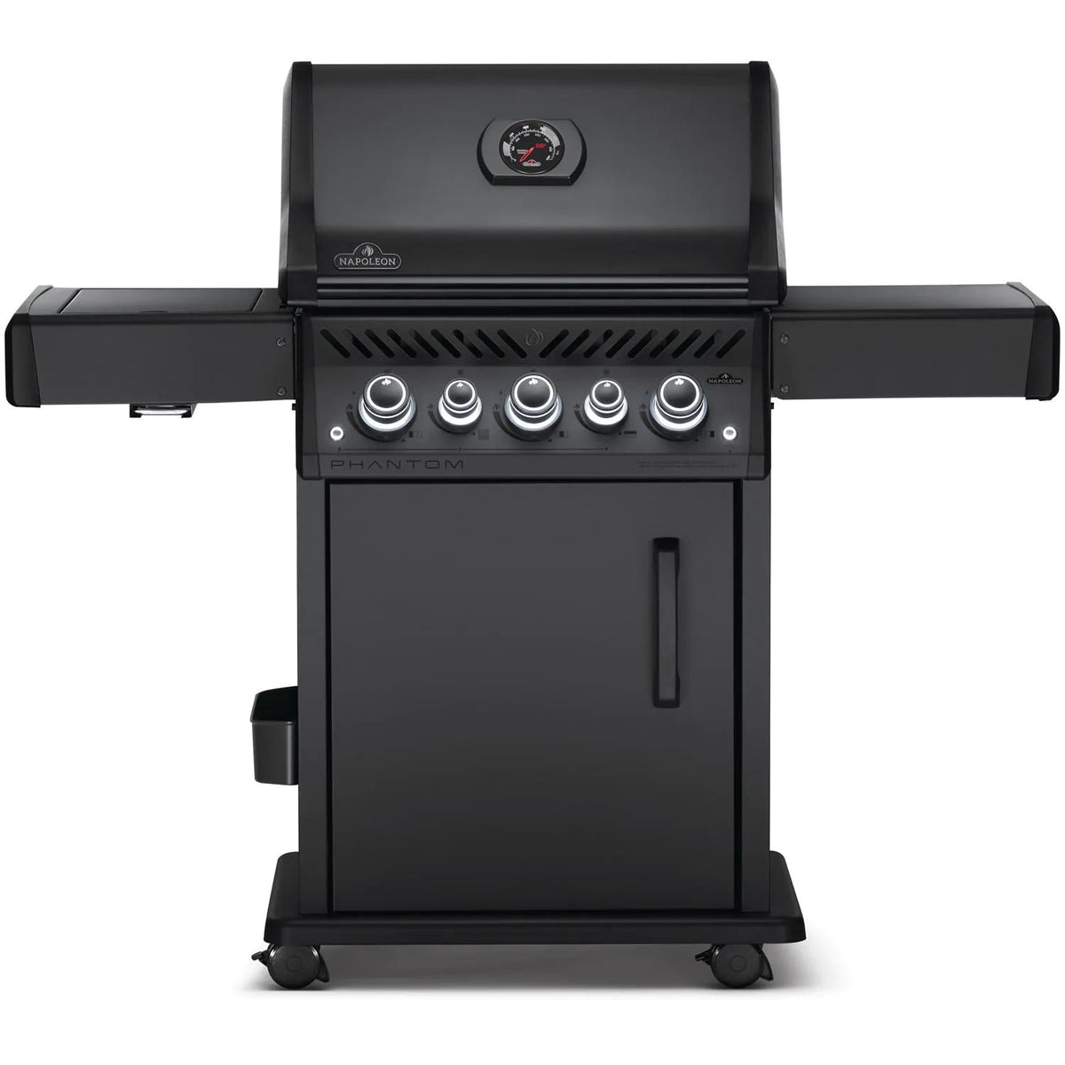 Four-Burner Propane Gas Barbecue with Infrared Side Burner - Matte Black - image 11