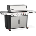 Four-Burner Smart Gas Barbecue with Side Burner and App Connectivity