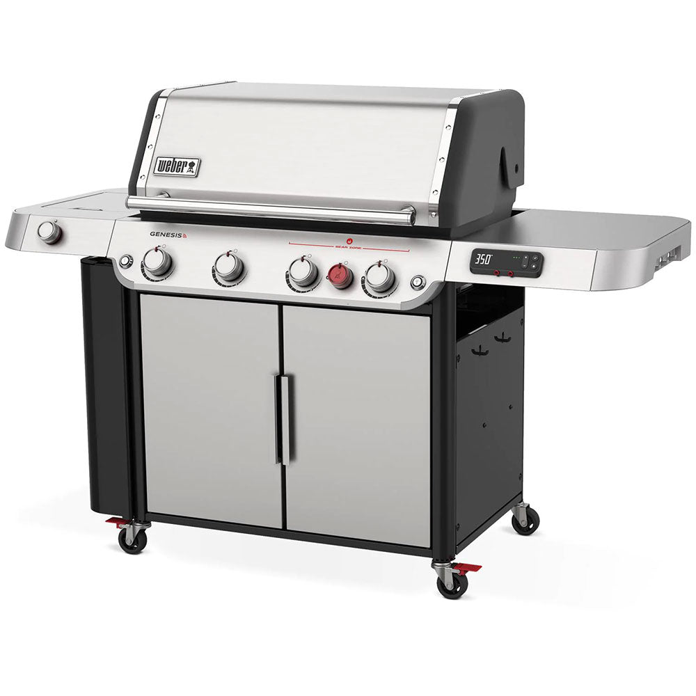 Four-Burner Smart Gas Barbecue with Side Burner and App Connectivity - view 13