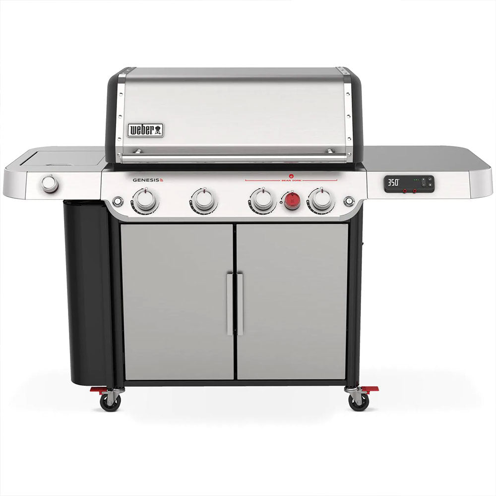 Four-Burner Smart Gas Barbecue with Side Burner and App Connectivity - view 4