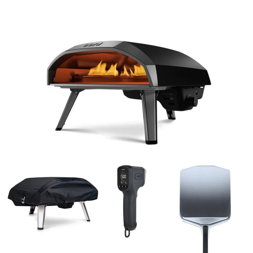 Gas Pizza Oven 16 Inch Bundle with Peel, Infrared Thermometer and Cover - image 1