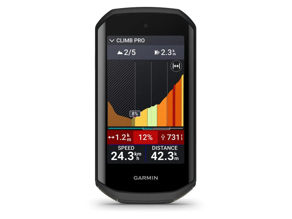 GPS bike computer bundle with 3.5 inch touchscreen and three sensors - view 2