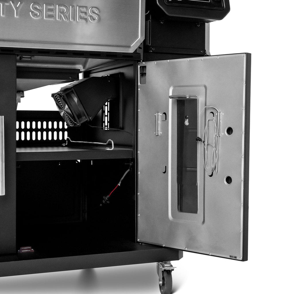 Gravity-Fed Charcoal BBQ and Smoker Bundle with Cover and Charcoal - view 5