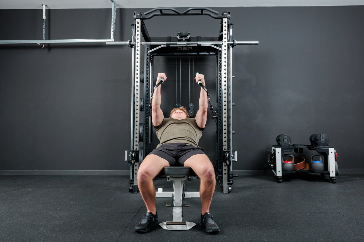 Home gym equipment package for garage full-body training - view 37