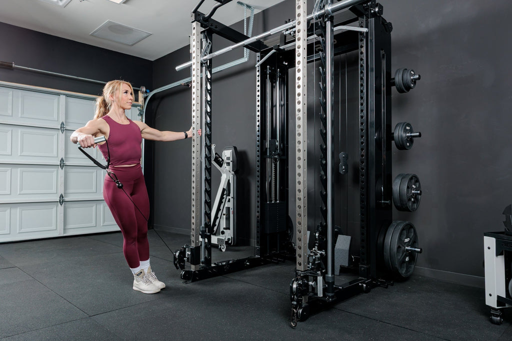 Home gym equipment package for garage full-body training - view 39