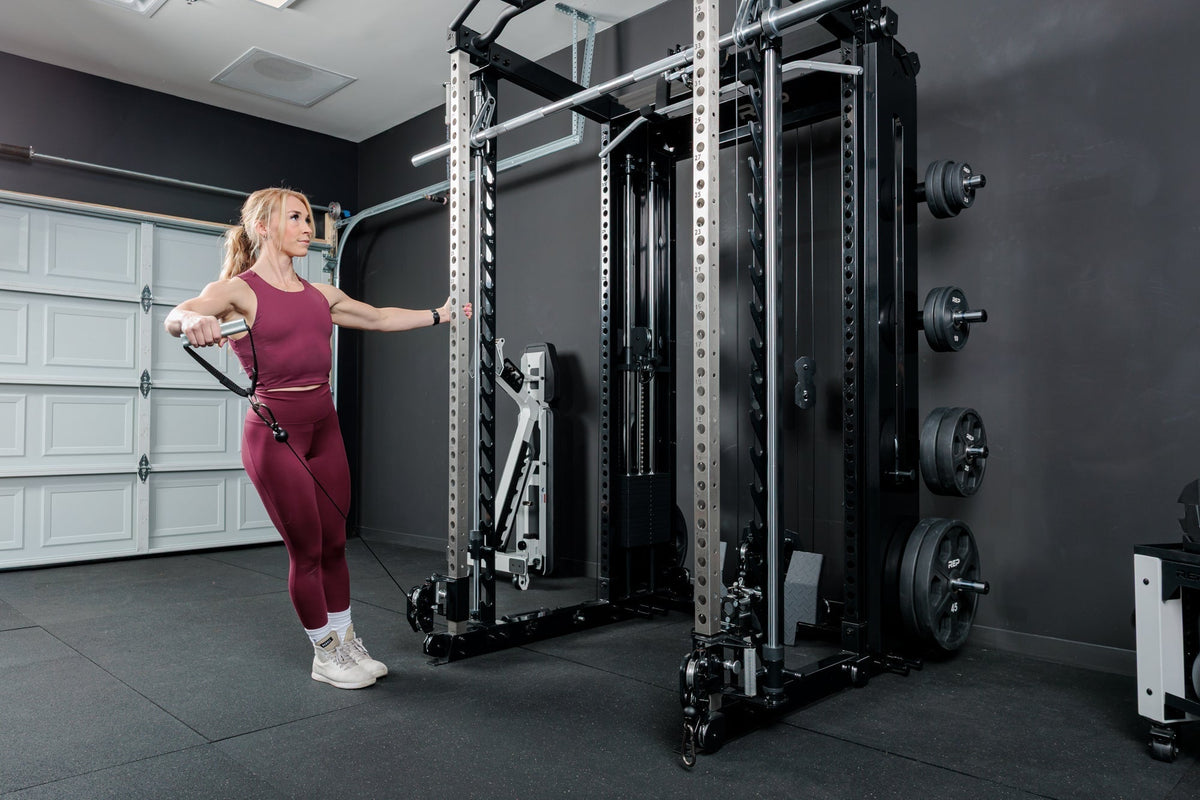 Home gym equipment package for garage full-body training - view 39
