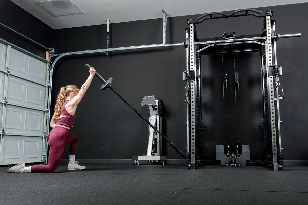 Home gym equipment package for garage full-body training - view 41