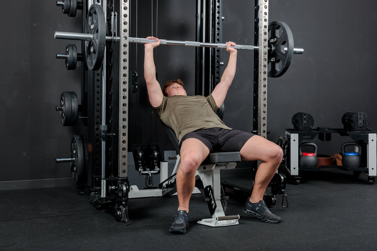 Home gym equipment package for garage full-body training - view 49