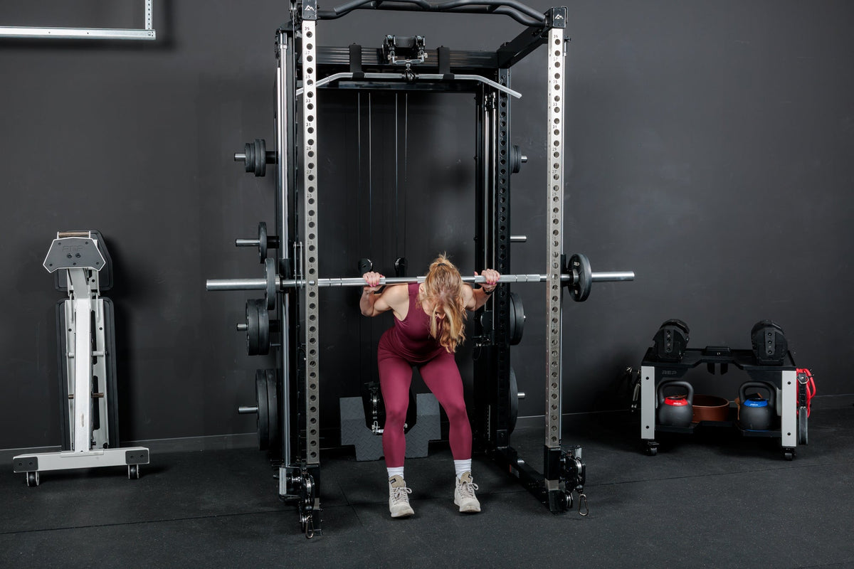 Home gym equipment package for garage full-body training - view 56