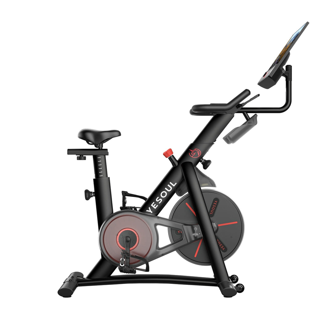 Indoor spin bike with 21.5 inch touchscreen and six-speaker sound - view 3