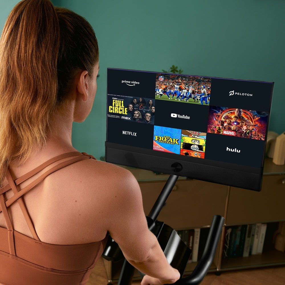 Indoor spin bike with 21.5 inch touchscreen and six-speaker sound - view 9