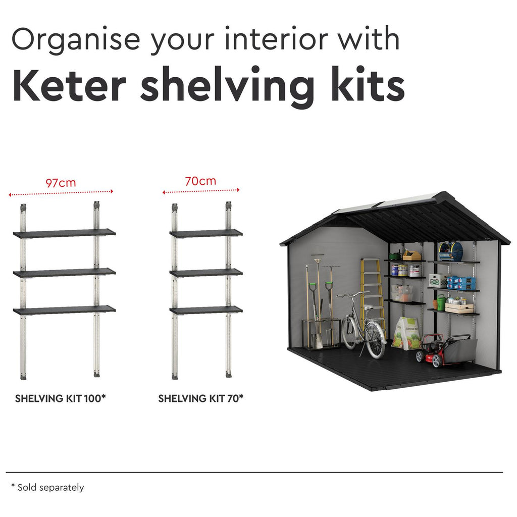 Large Plastic Apex Shed 2.3 x 3.5 m (7.5 x 11.5 ft) - image 10