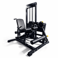 Leg extension and leg curl machine with 89 kg weight stack