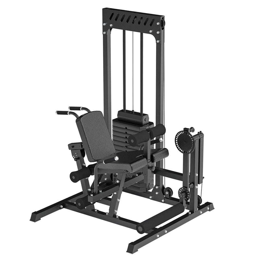 Leg extension and leg curl machine with 89 kg weight stack - view 3
