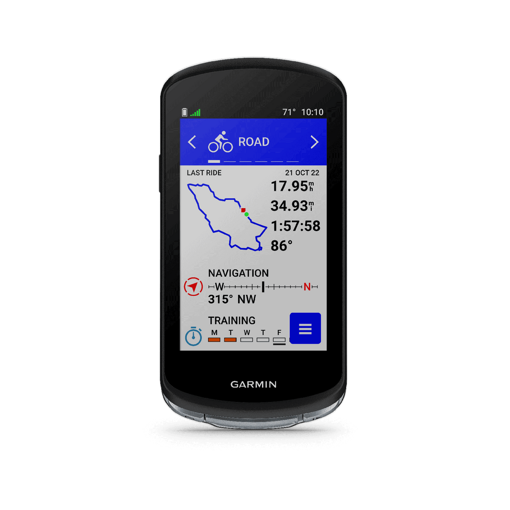 Multi-Band GNSS GPS Bike Computer with 35 Hour Battery Life