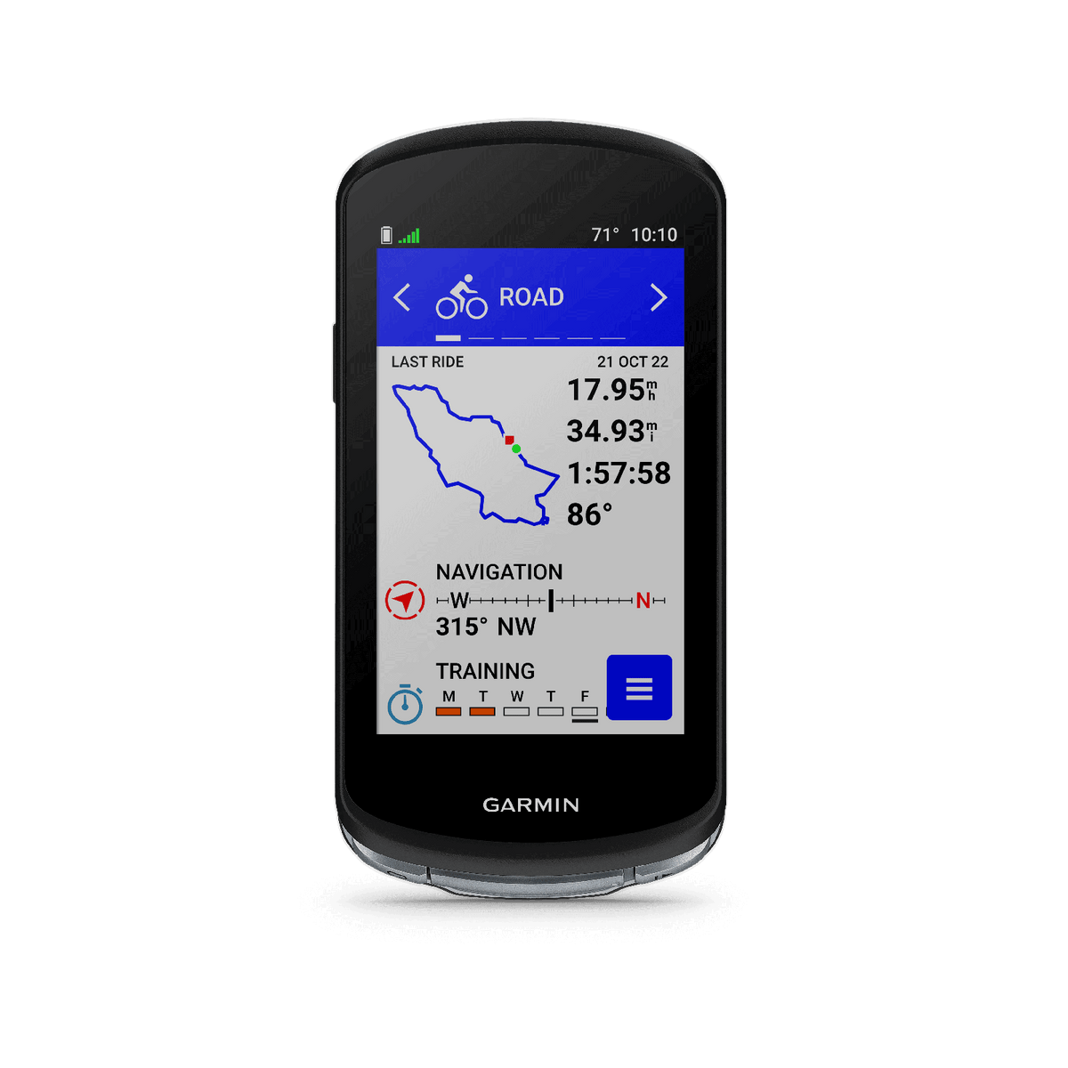 Multi-Band GNSS GPS Bike Computer with 35 Hour Battery Life