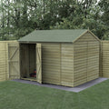 Overlap Timber Reverse Apex Shed 3.0 x 2.4 m (10 x 8 ft) Windowless - image 1