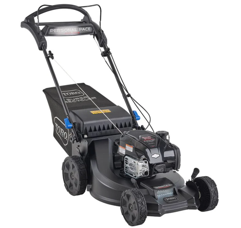 Petrol Self-Propelled Lawn Mower with Twin-Blade Mulching