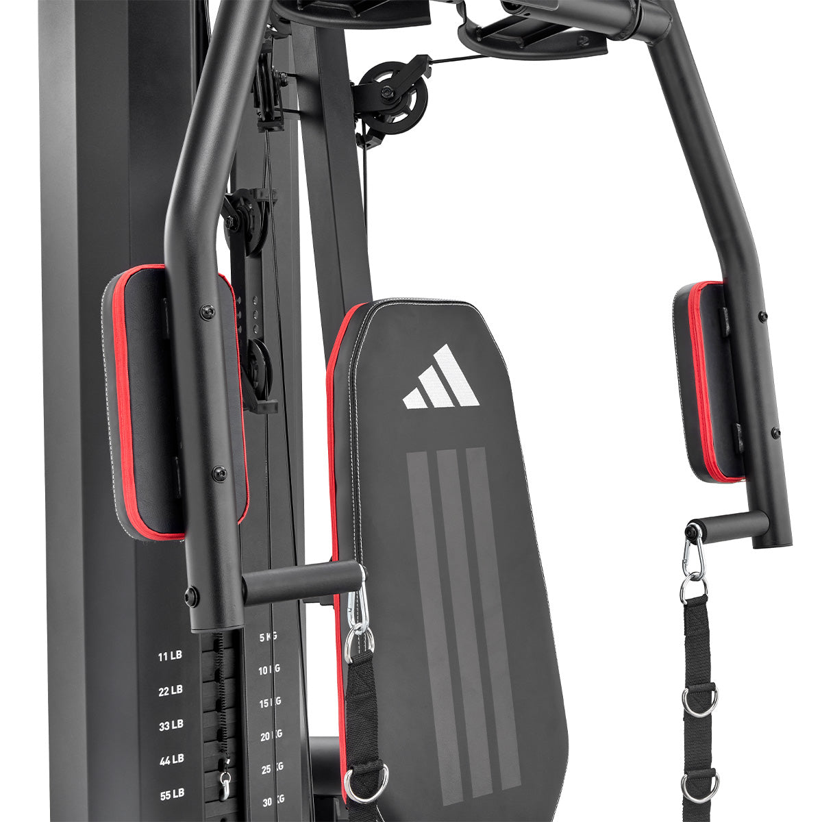 Pin-loaded multi-station home gym with 70 kg weight stack and leg press - view 5