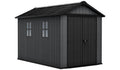 Plastic Apex Garden Shed 2.3 x 3.4 m (7.5 x 11 ft) Grey - image 1
