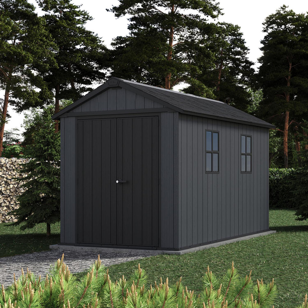 Plastic Apex Garden Shed 2.3 x 3.4 m (7.5 x 11 ft) Grey - image 3