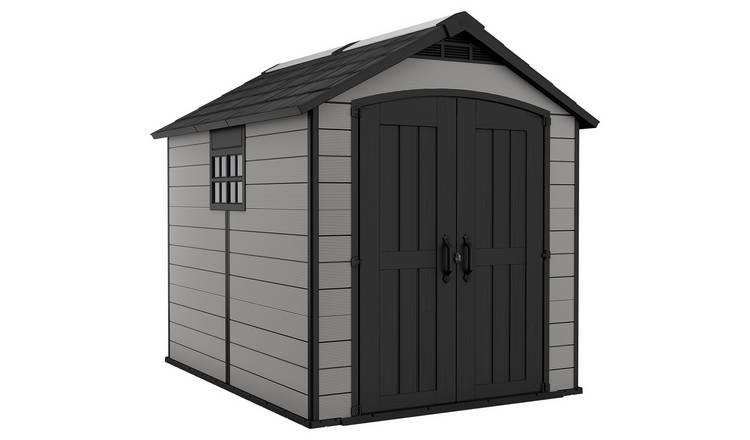 Plastic Apex Workshop Shed 2.3 x 2.7 m (7.5 x 9 ft) - image 1