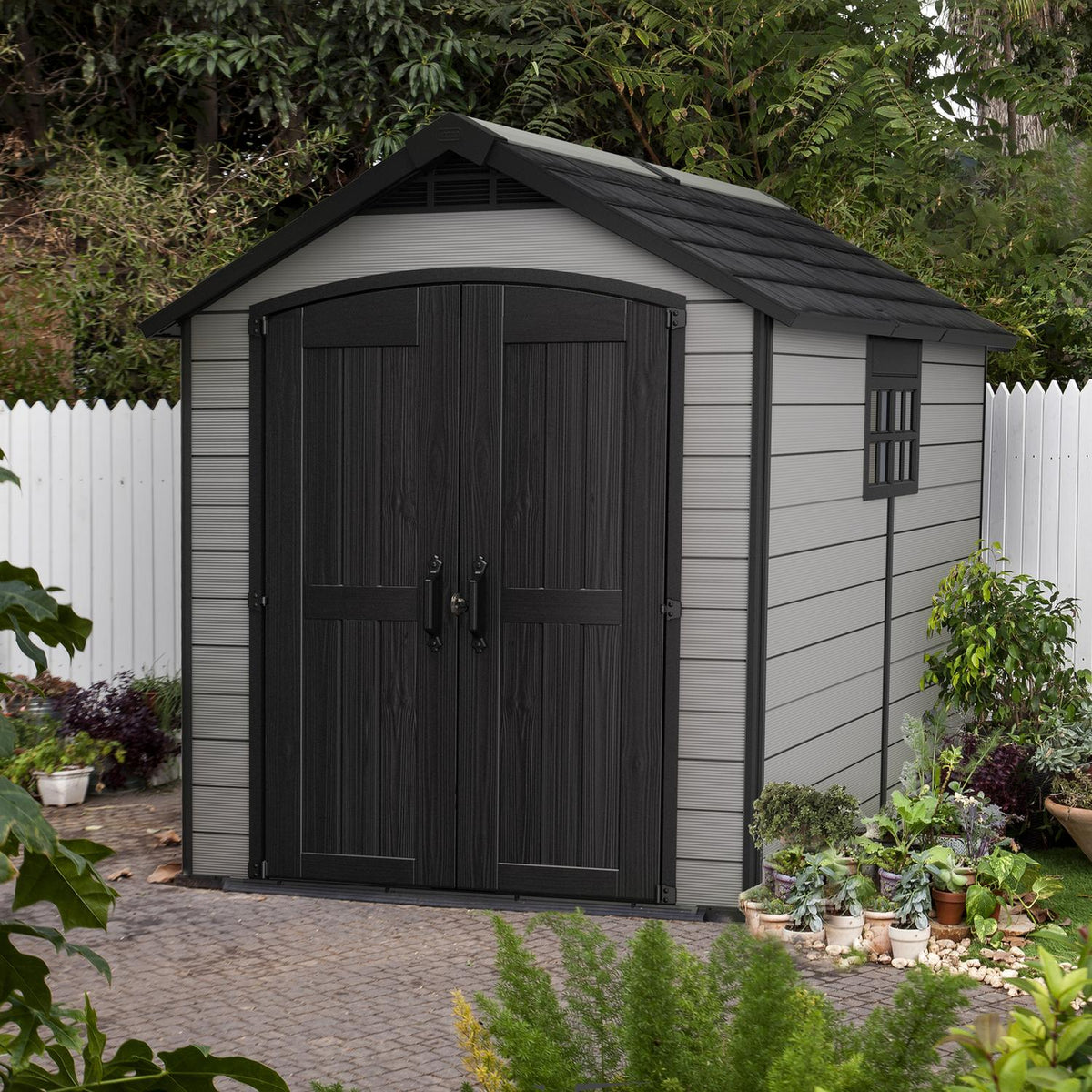 Plastic Apex Workshop Shed 2.3 x 2.7 m (7.5 x 9 ft) - image 12
