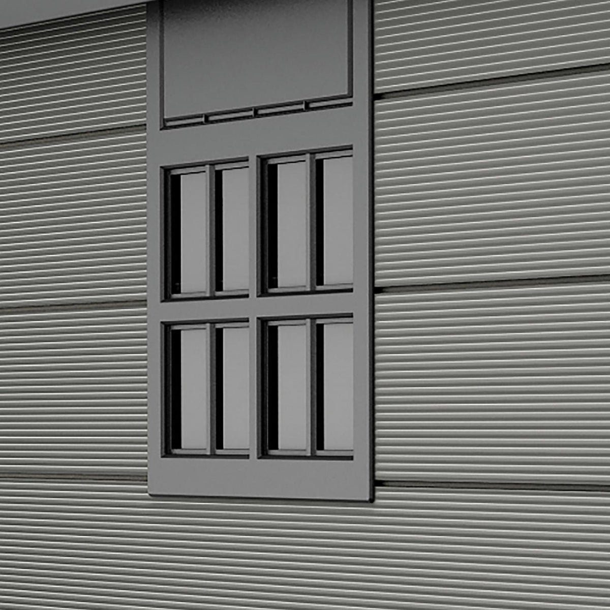 Plastic Apex Workshop Shed 2.3 x 2.7 m (7.5 x 9 ft) - image 8