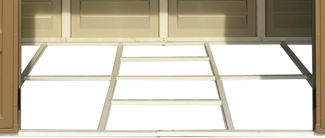 Plastic Garden Shed 3.2 x 2.5 m (10 x 8 ft) with Double Doors and 3 Windows - image 20