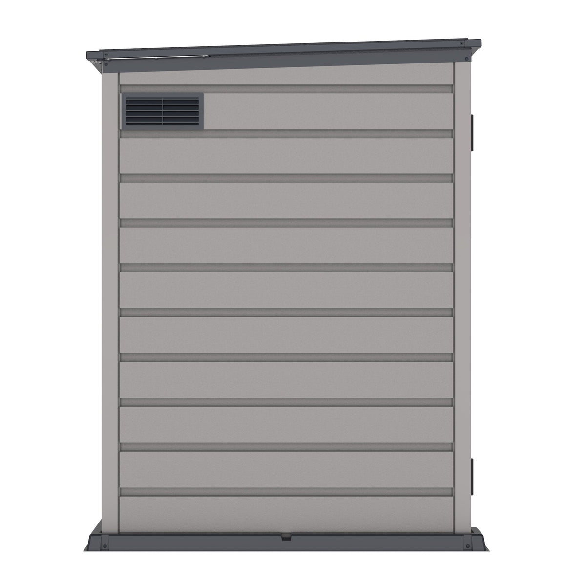 Plastic Wheelie Bin Store 2100 Litres for Two 240 Litre Bins - Light Grey - view 20