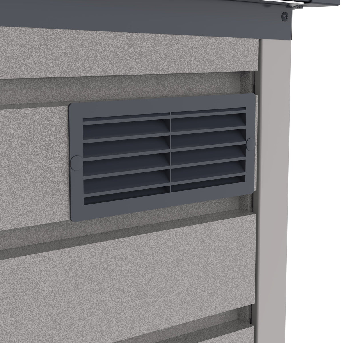 Plastic Wheelie Bin Store 2100 Litres for Two 240 Litre Bins - Light Grey - view 22