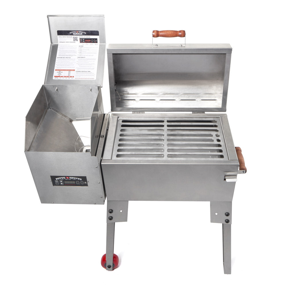 Portable Folding Wood Pellet Grill with Digital Temperature Control - view 2