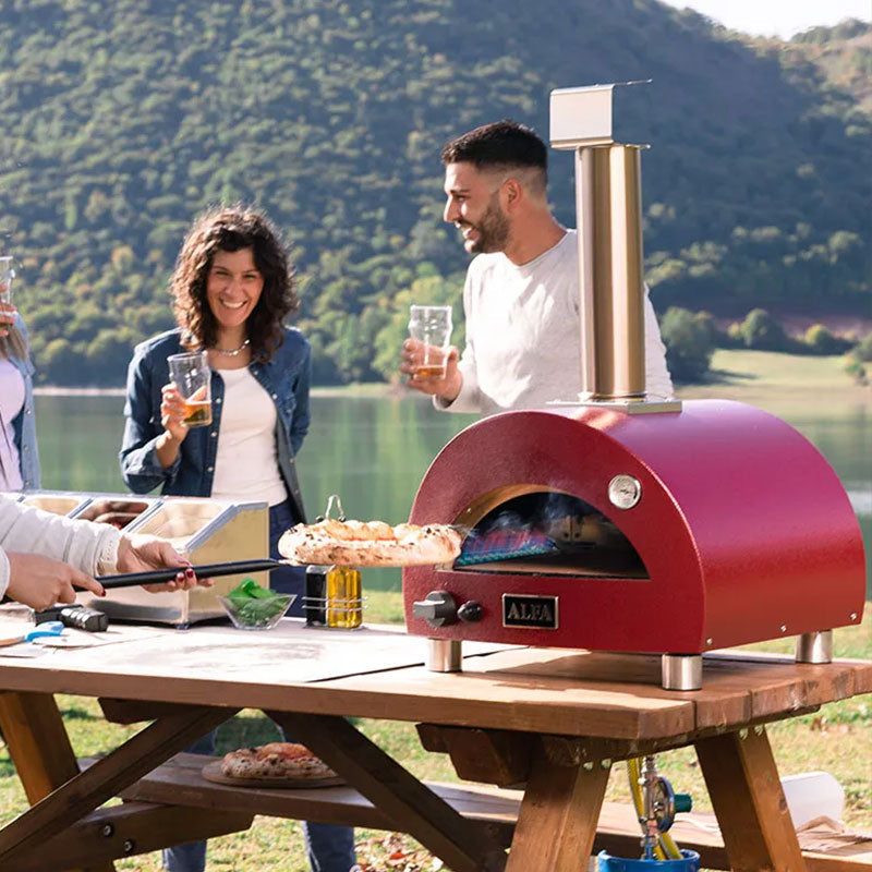 Portable Propane Gas Pizza Oven with Refractory Stone Floor 538 Degrees C - view 10