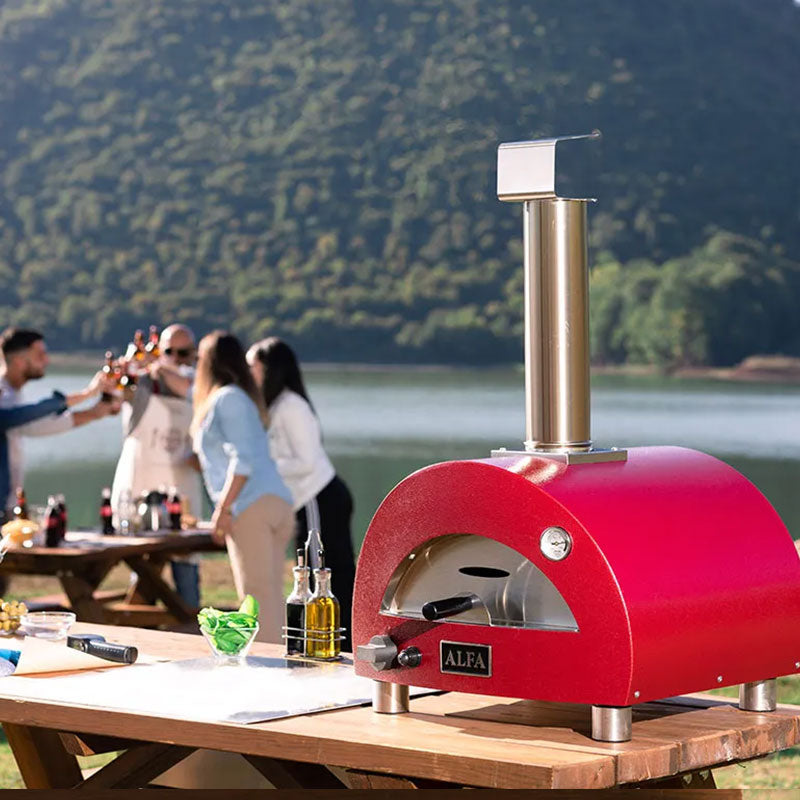 Portable Propane Gas Pizza Oven with Refractory Stone Floor 538 Degrees C - view 9