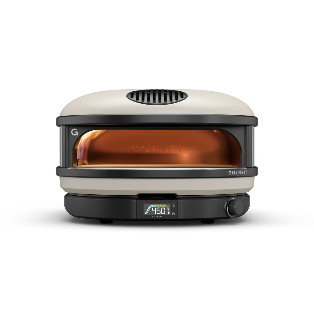 Propane Gas Pizza Oven for 16 Inch Pizzas with Cordierite Stone - Beige - image 1