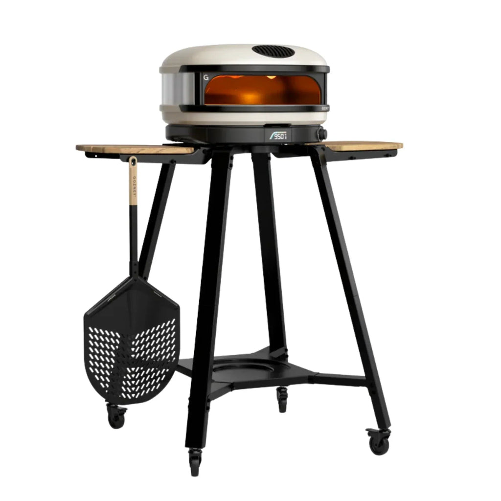 Propane Gas Pizza Oven with Wheeled Stand and Digital Thermometer - image 1