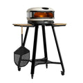 Propane Gas Pizza Oven with Wheeled Stand and Digital Thermometer - image 1