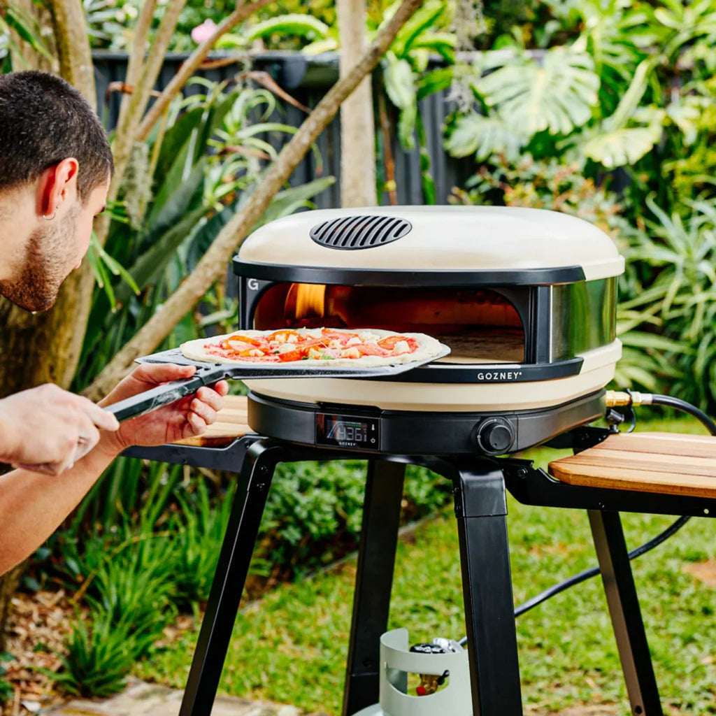 Propane Gas Pizza Oven with Wheeled Stand and Digital Thermometer - image 5