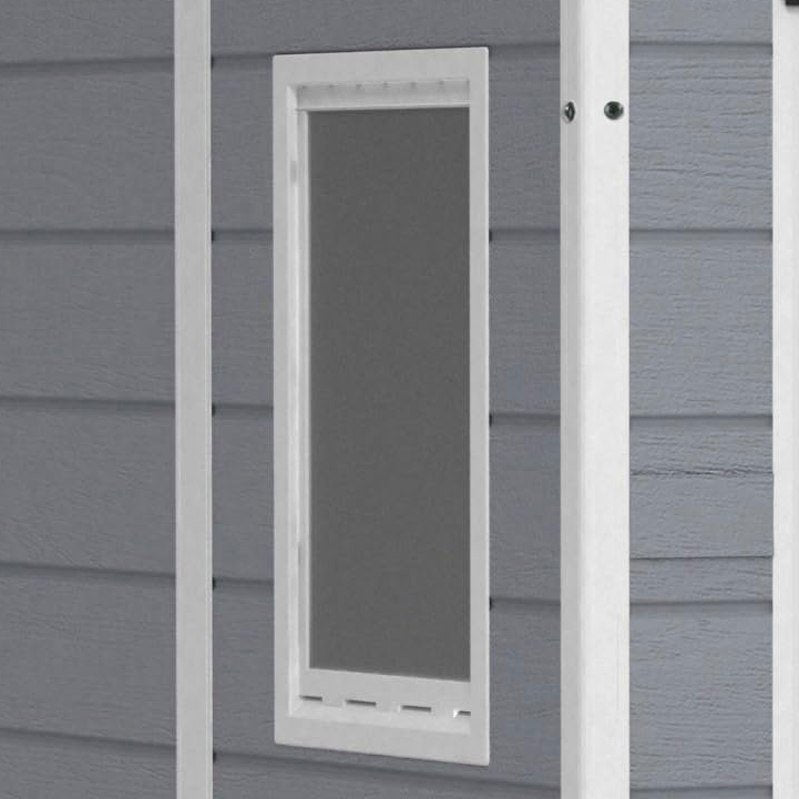 Resin Apex Garden Shed 6 x 5ft Grey - image 6