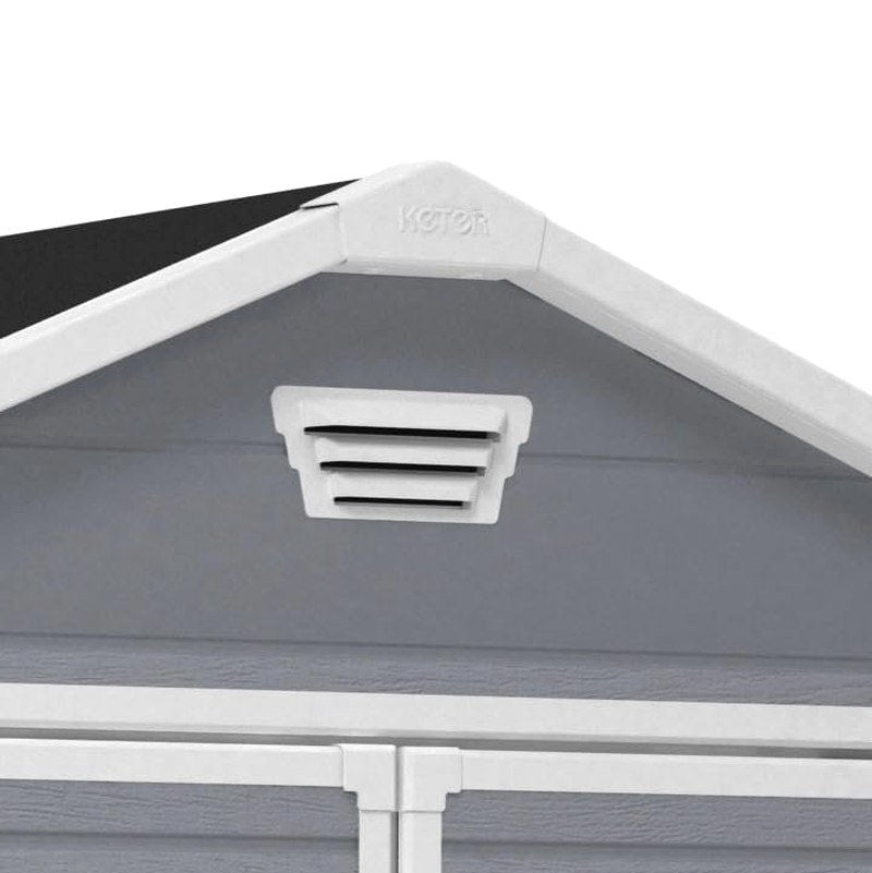 Resin Apex Garden Shed 6 x 5ft Grey - image 7
