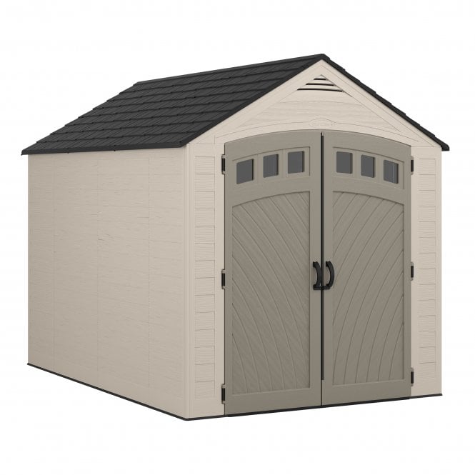 Resin Garden Shed 7 x 10 ft with Windowed Double Doors - Large - image 2