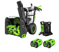 Self-Propelled Snow Blower 61 cm with Batteries