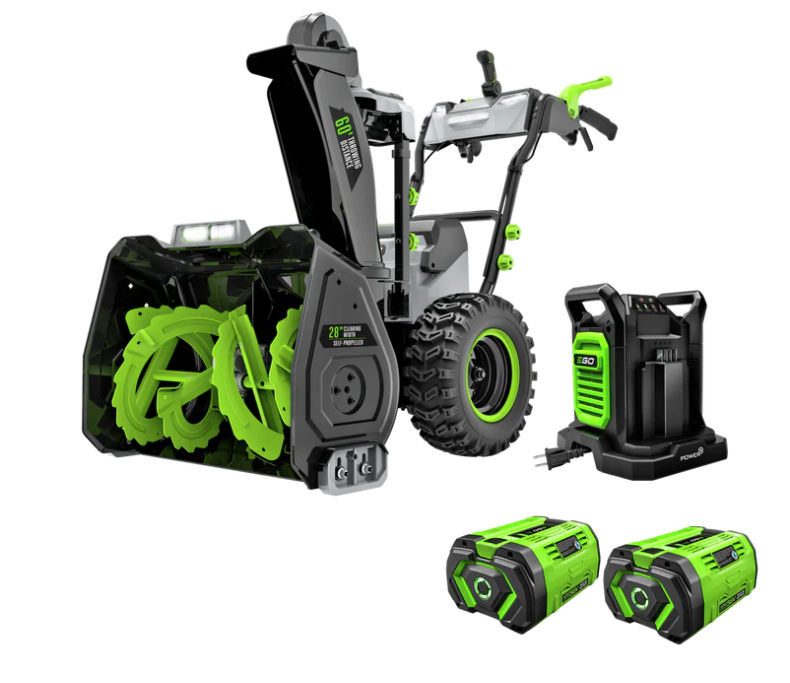 Self-Propelled Snow Blower 71 cm with Batteries