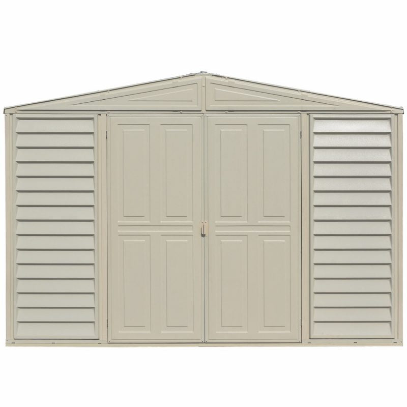 Slim Vinyl Storage Shed 3.2 x 0.9 m (10.5 x 3 ft) with Double Doors - image 5