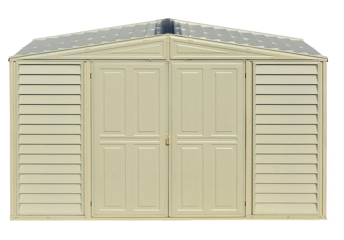 Slim Vinyl Storage Shed 3.2 x 0.9 m (10.5 x 3 ft) with Double Doors - image 7