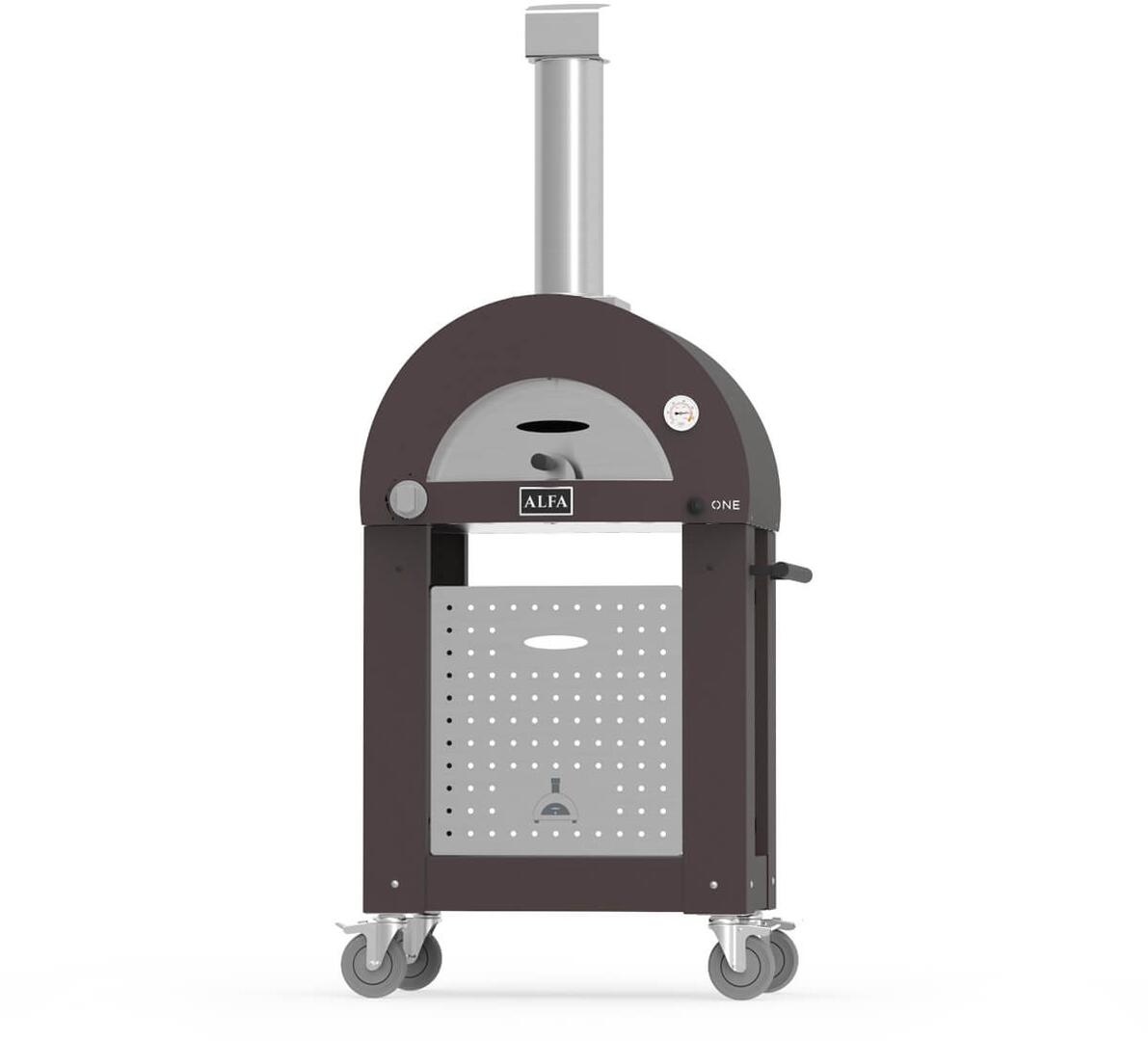 Stainless Steel Gas Pizza Oven with Four Firebricks for Natural Gas or LPG - view 3