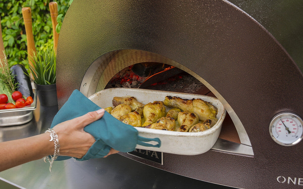Stainless Steel Gas Pizza Oven with Four Firebricks for Natural Gas or LPG - view 5